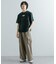 ブロックドデザインTシャツ(5分袖)