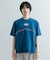 ブロックドデザインTシャツ(5分袖)