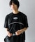 ブロックドデザインTシャツ(5分袖)
