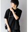 ブロックドデザインTシャツ(5分袖)