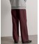 ウールライクダブルタックワイドパンツ