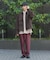 ウールライクダブルタックテーパードパンツ