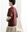 クルーネックニットショートスリーブTシャツ