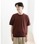 クルーネックニットショートスリーブTシャツ