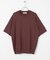 クルーネックニットショートスリーブTシャツ