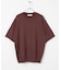 クルーネックニットショートスリーブTシャツ