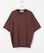 クルーネックニットショートスリーブTシャツ