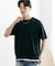 クルーネックニットショートスリーブTシャツ