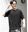 クルーネックニットショートスリーブTシャツ