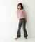 Pippi+Lotta　Flare cotton pants(KIDS)