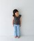 Pippi+Lotta　Flare cotton pants(KIDS)