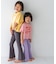 Pippi+Lotta　Flare cotton pants(KIDS)