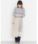 レイヤードシアー巻きスカート∴