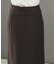 ウール混ブークレストレートスカート
