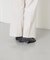 シャイニーギャザーフラットシューズ