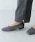 『MADE IN JAPAN』スクエアベロアメッシュフラット