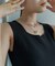 SMELLY so’　plate ring necklace