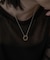 SMELLY so’　plate ring necklace