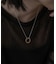SMELLY so’　plate ring necklace