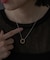 SMELLY so’　plate ring necklace