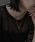 SMELLY so’　plate ring necklace