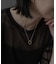 SMELLY so’　plate ring necklace