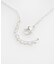 SMELLY so’　plate ring necklace