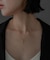 SMELLY so’　rectangle plate necklace