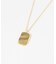 SMELLY so’　rectangle plate necklace