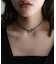 SMELLY so’　oval plate cord necklace