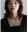 SMELLY so’　oval plate cord necklace