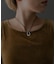 SMELLY so’　oval plate cord necklace