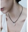 SMELLY so’　oval plate cord necklace