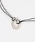 SMELLY so’　oval plate cord necklace