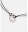 SMELLY so’　oval plate cord necklace