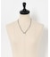 SMELLY so’　oval plate cord necklace