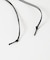 SMELLY so’　oval plate cord necklace