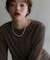 SMELLY so’　pearl hook necklace