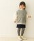 クルーネックミニ裏毛ベスト(KIDS)