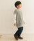 クルーネックミニ裏毛ベスト(KIDS)