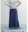 Denim Flare Skirt