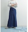 Denim Flare Skirt
