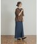 Denim Flare Skirt