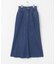 Denim Flare Skirt