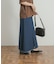 Denim Flare Skirt