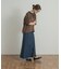 Denim Flare Skirt