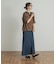 Denim Flare Skirt