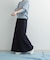 Denim Flare Skirt
