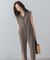 『UR TECH DRYLUXE』F by ROSSO　オープンカラーオールインワン