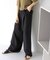 ダブルタックワイドパンツ